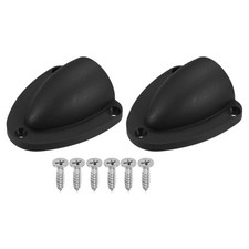 1 Pair 2.48"x2.28"x0.91" Marine Boat Wire Cover Transducer Wire Cable Cover C...