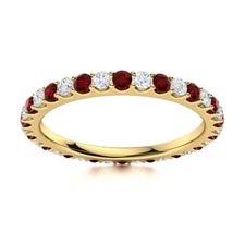 Garnet Gemstone 925 Sterling Silver Unique Solitaire Promise Ring Jewelry