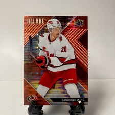 2024-25 Upper Deck Allure - Sebastian Aho - #67 -  Red Rainbow - Hurricanes
