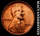 1954 Lincoln Wheat Cent - Choice Gem Brilliant Unc  No Reserve  #G6875