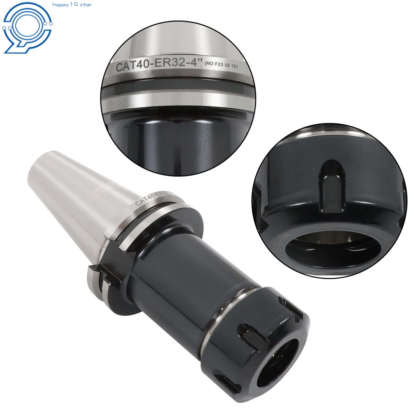 Precision High Speed CAT40-ER32-4 Collet Chuck Tool Holder 3pc G25 Balanced thumbnail 14