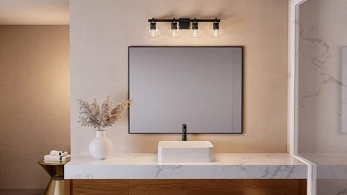 Quoizel CIA8632 Celina 4 Light 32"W Vanity Light - Bronze - Picture 3 of 12