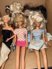Vintage 70s 80s 90s Barbie Dolls Lot Of 7 Dolls! Twist And Turn.