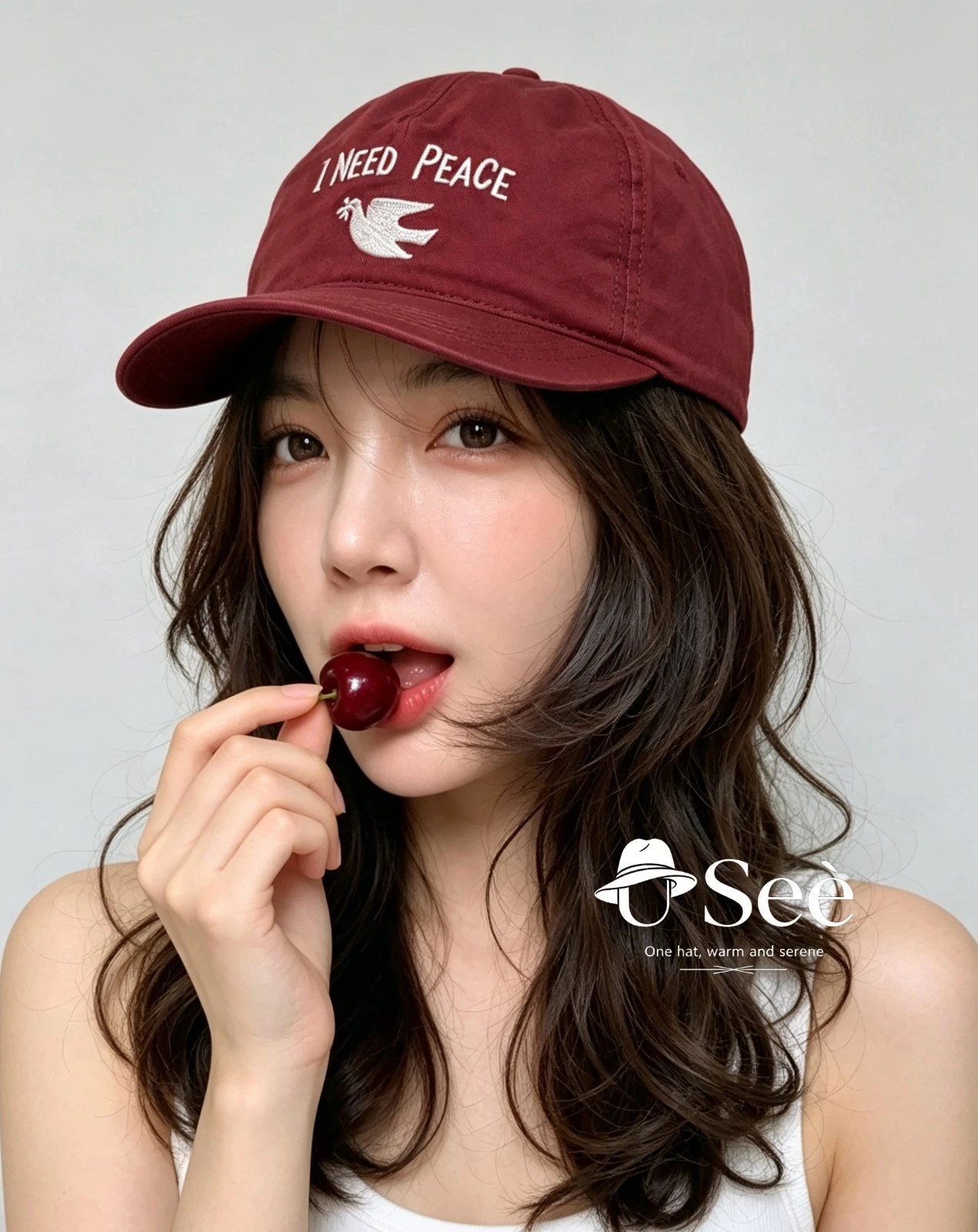 All-Season Peace Dove Baseball Cap - Classic Cotton Unisex Dad Hat with Adjustab