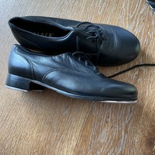 Women&rsquo;s Size 6.5 M Bloch Shockwave #2 Tap Dance Shoes Soft  Leather Lace Up