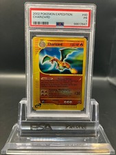  2002 POKEMON EXPEDITION 40/165 CHARIZARD REVERSE HOLO PR PSA 1 LOW POP 34