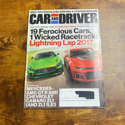 #ad CAR and DRIVER Magazine Oct 2017 You Should Be Driving a Station Wagon $9.60