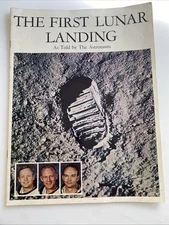 The First Lunar Landing by The Astronauts NASA ++PLUS Log Book) lfb2