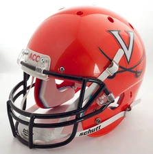 VIRGINIA CAVALIERS 2011 Chik-fil-A Bowl Schutt AiR XP GAMEDAY Football Helmet