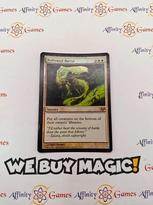 MTG | Hallowed Burial | Eventide | Foil | Moderately Played | English