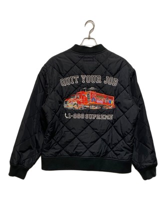 SUPREME Quit Your Job Quilted Work Jacket | eBay