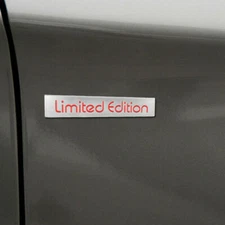 ABS Limited Edition Car Side Fender Emblem Decal Sticker Rear Trunk Sport Badges