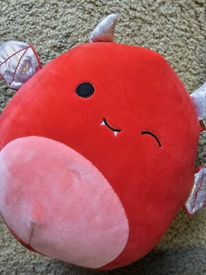Karlie The Red Bat Squishmallow, 8 Inch, Kelly Toy Plush, NWT