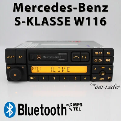 Original Mercedes W116 Radio Special BE2210 Bluetooth Radio MP3 V116 S-Klasse - Bild 1 von 4