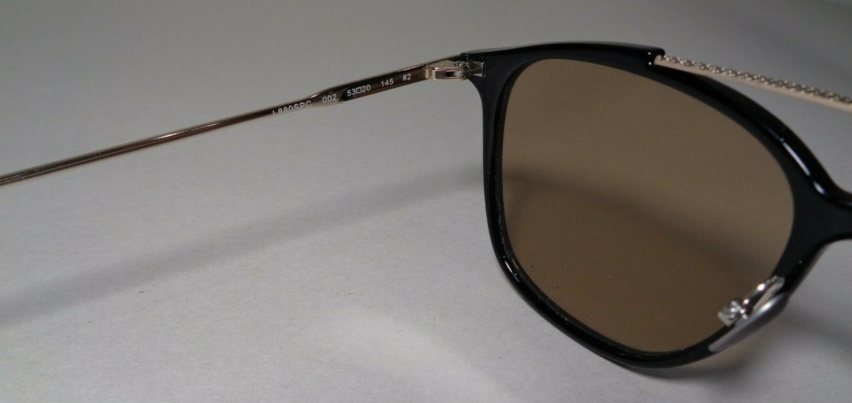 Lacoste L880SPC Black Gold New Women\'s Sunglasses Lacoste Gold Pilot Men main image 3