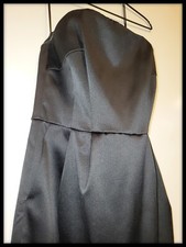 Cocktail Dress Express Design Studio Women's Strapless Size 4 Black Party Short