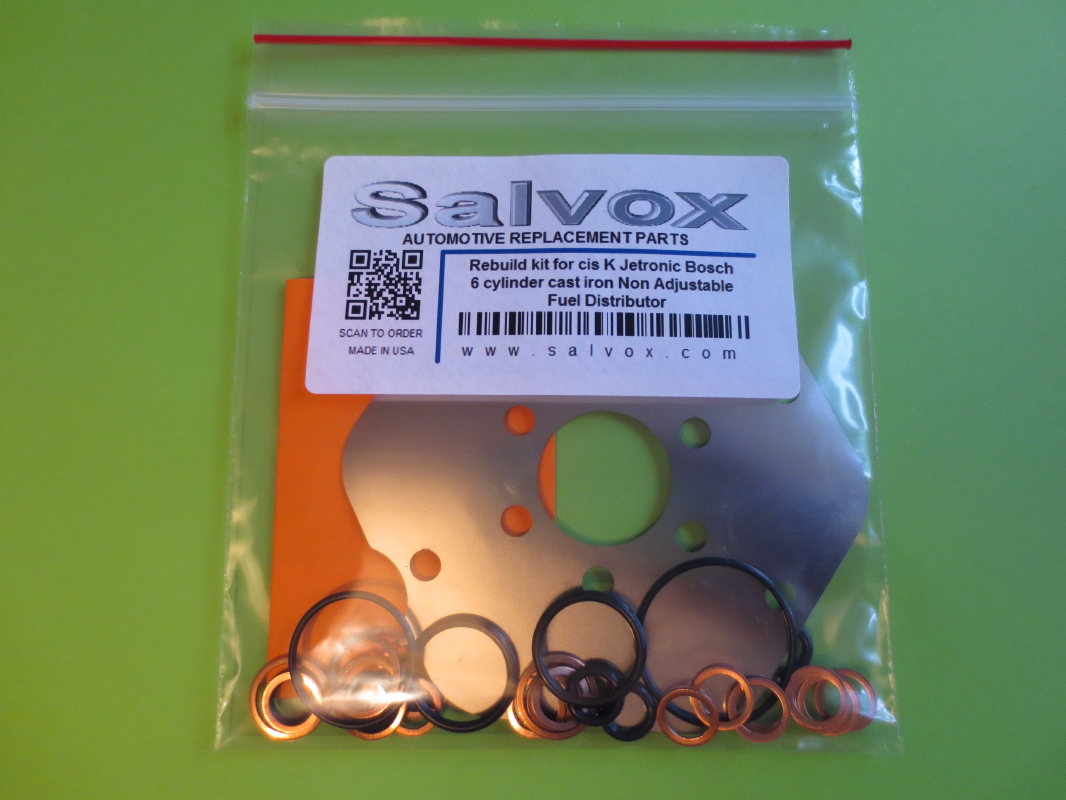 DeLorean Fuel Distributor repair kit to rebuild Bosch K jetronic