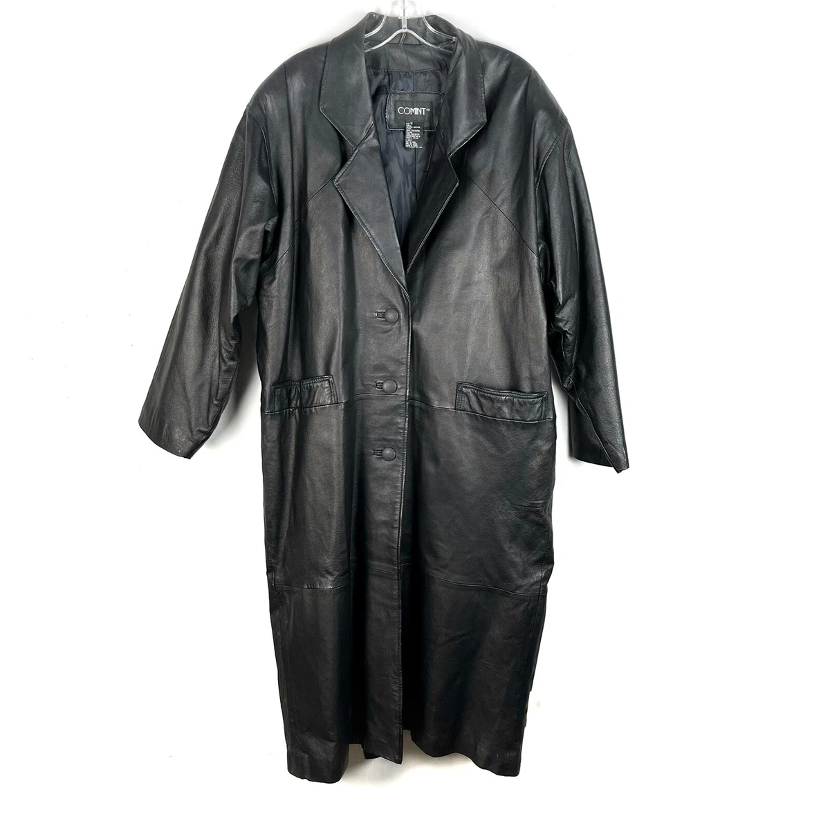 Comint leather best sale coat