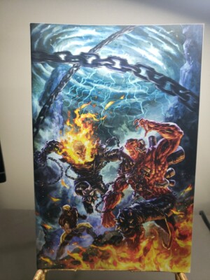 Ghost Rider #7 Alan Quah Unknown 616 Virgin Variant 1st App Exhaust