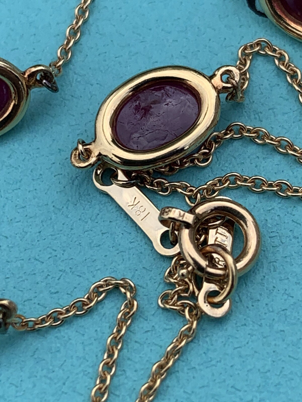 Tiffany & Co 18K Ruby Elsa Peretti Color By The Yard 4.5 TCW Necklace ...