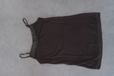 Débardeur marron fantaisie ESPRIT - taille L - Photo 1/2