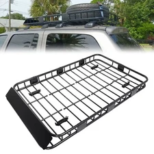 64" SUV Roof Rack Cargo Carrier Car Rooftop Luggage Baskets Carrier 250LBS