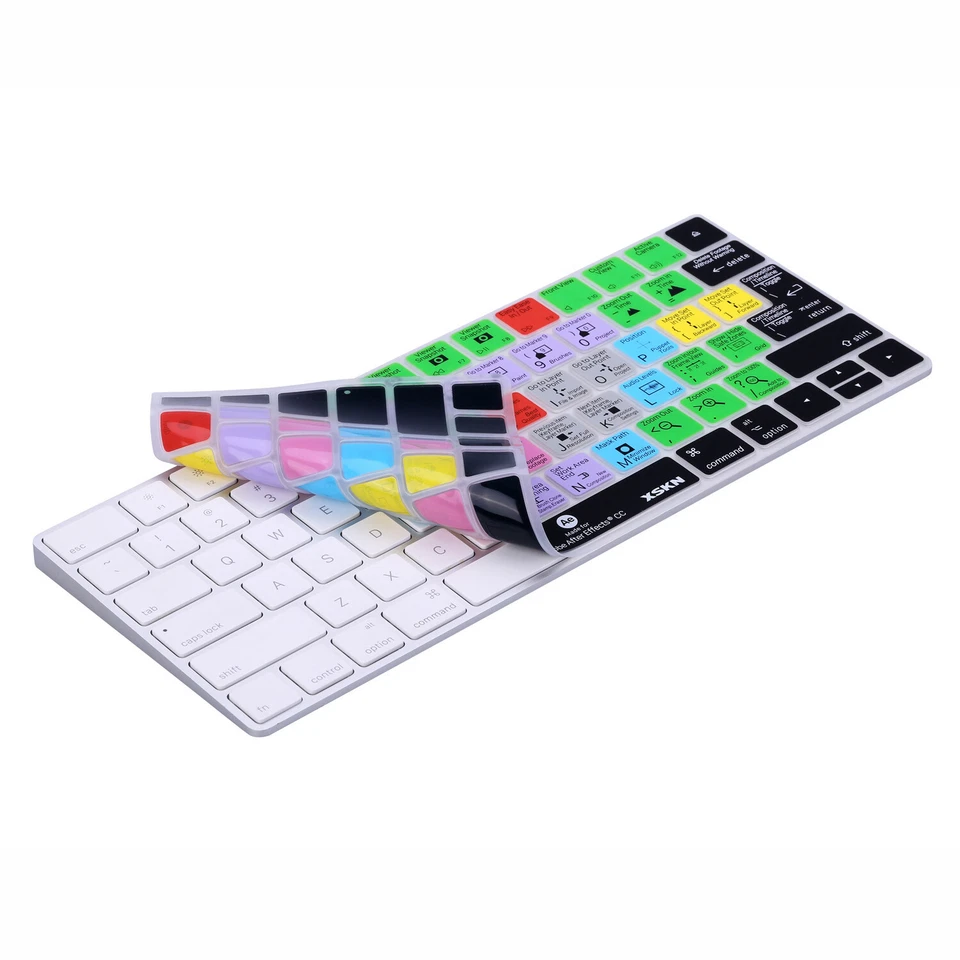 XSKN After Effects Shortcuts Keyboard Cover for Apple Magic Keyboard A1644 US/EU - Image 3 of 4