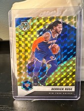 Derrick Rose Gold Prizm 2020 Mosaic Mega Box Hit #123 New York Knicks