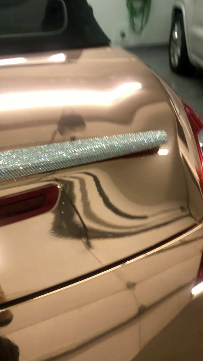 Bling Your Spoiler AUSTRIAN CRYSTALS Custom Car Wing Bedazzled