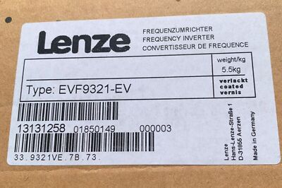 EVF9321-EV 1PCS NEW LENZE SERVO INVERTER EVF9321-EV