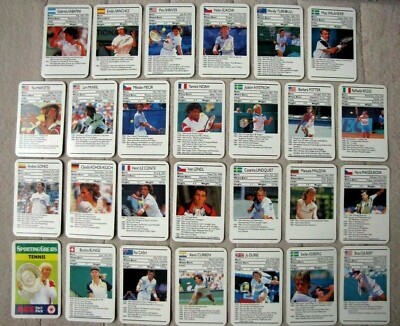 1987 Ace Fact Pack Tennis WTA ATP Sporting Greats (Pick Choose Complete)