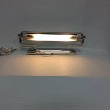 Pottery Barn Dolan 18" Picture Photo Artwork Wall Light Sconce Polished Nickel