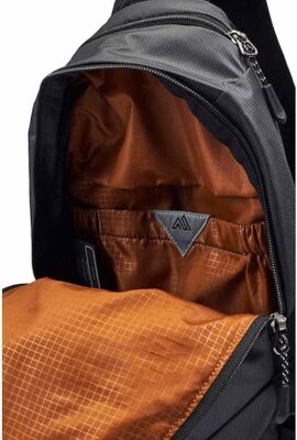 GREGORY Men's Shoulder Bag Sketch 8 Nylon Obsidian Black 8L