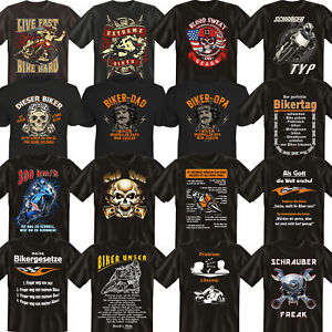 Lustige Biker T Shirt Motorrad Coole Spruche Chopper Bike Shirts Geschenke Ebay