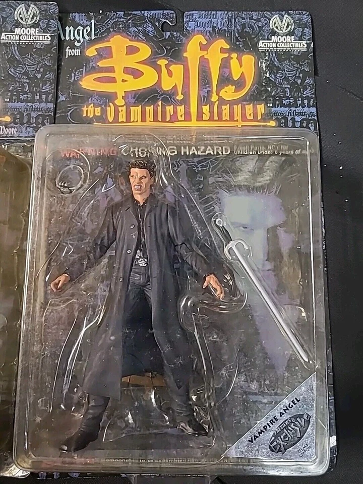 Figuras coleccionables de acción ANGEL de Buffy The Vampire Slayer Moore - LOTE DE 3 Foto 4 de 4