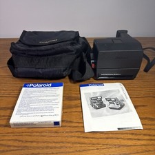 Vintage Polaroid 600 Business Edition Instant Camera, Case, Manual and Film