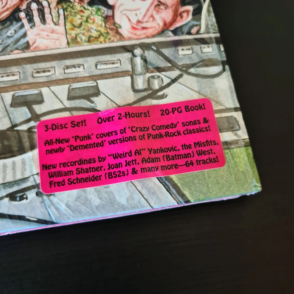 Dr DEMENTO - COVERED IN PUNK Limited Edition GREEN PINK YELLOW 3x Vinyl LP US - Image 2 of 4