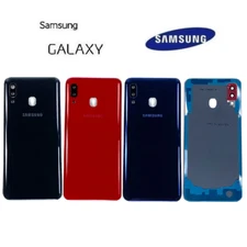 Back Glass Door Battery Cover w Camera Lens for Samsung Galaxy A20 (A205/2019)