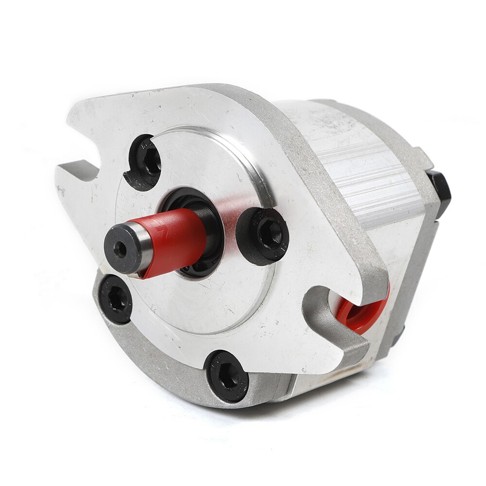Hydraulic Gear Pump Flat Keyed Shaft SAE Flange Mounting Mini High