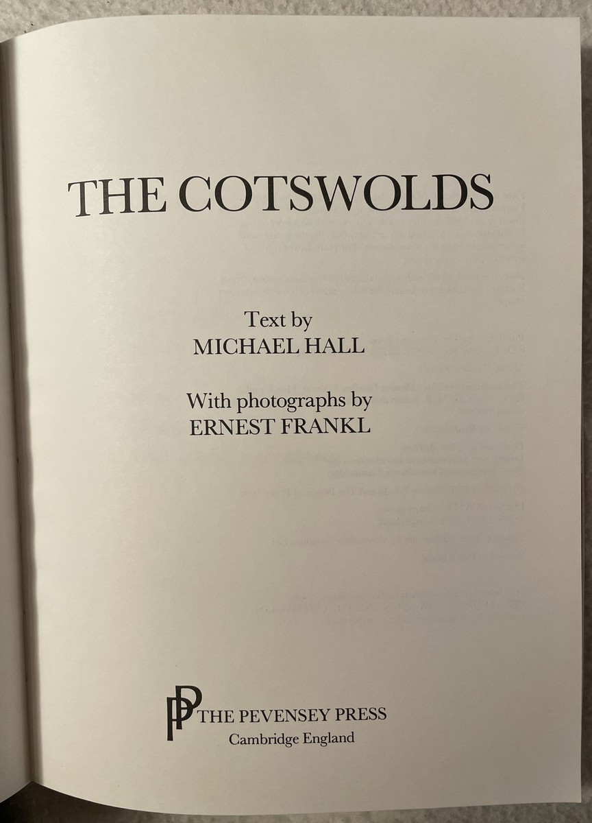 The Cotswolds 1982 Book Booklet Vintage Rare OOP 86 Pages | eBay