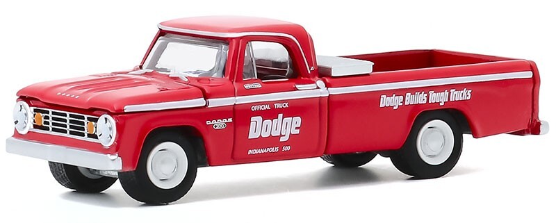 Greenlight 1/64 1965 Dodge D-200 Pickup 49th International 500 Mile #30184📌USA