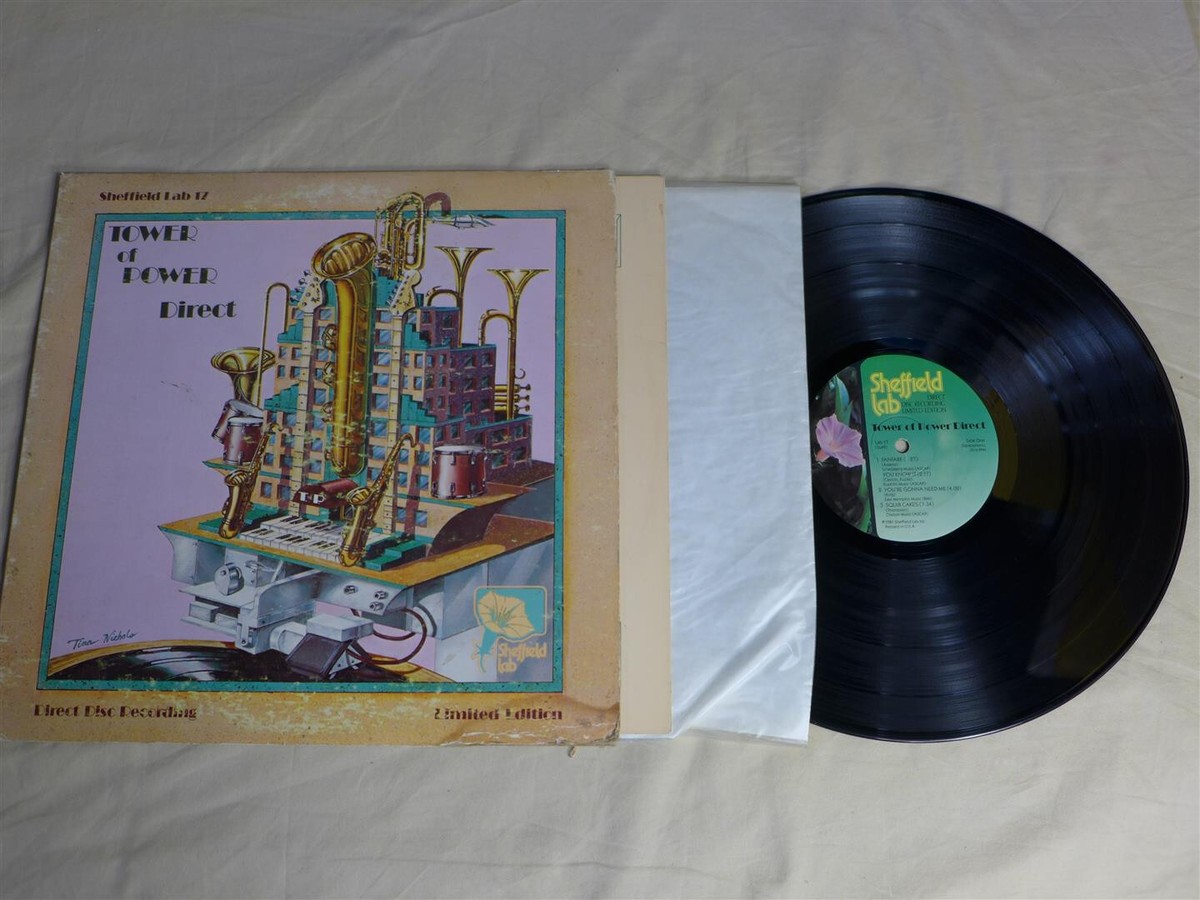 Tower of Power DIRECT - 1981 Sheffield Lab Limited Edition Vinyl 