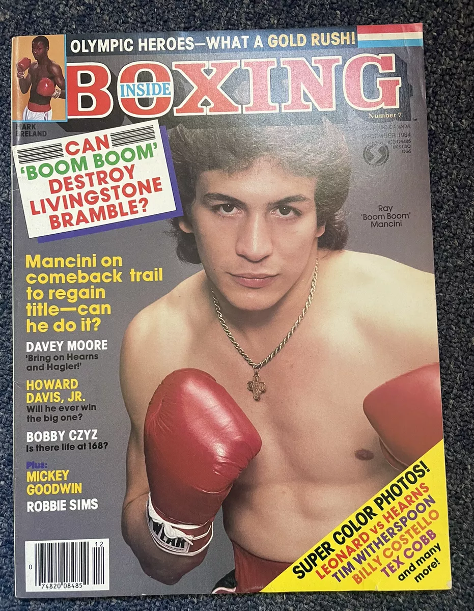 🥊Vintage Boxing 1984 Inside Boxing Magazine Ray Mancini “boom