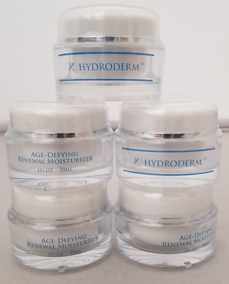 5X Hydroderm Age Defying Renewal Moisturizer-Soften,Smooth,Enhance Skin Tone 1oz