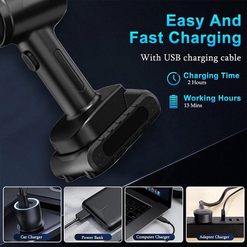 Vacuum Cleaner High Power, Upgraded 60W Wet & Dry Handheld Car Vacuum Cleaner - Picture 11 of 18