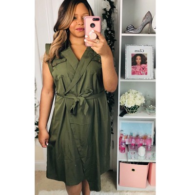 polyester wrap dress