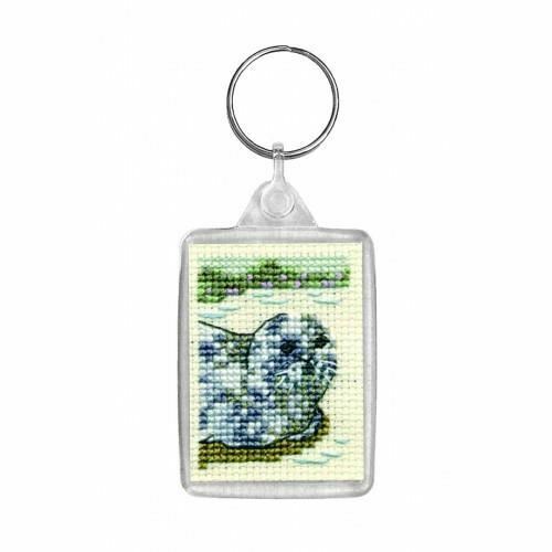 Seal Keyring Cross Stitch Kit (Textile Heritage)
