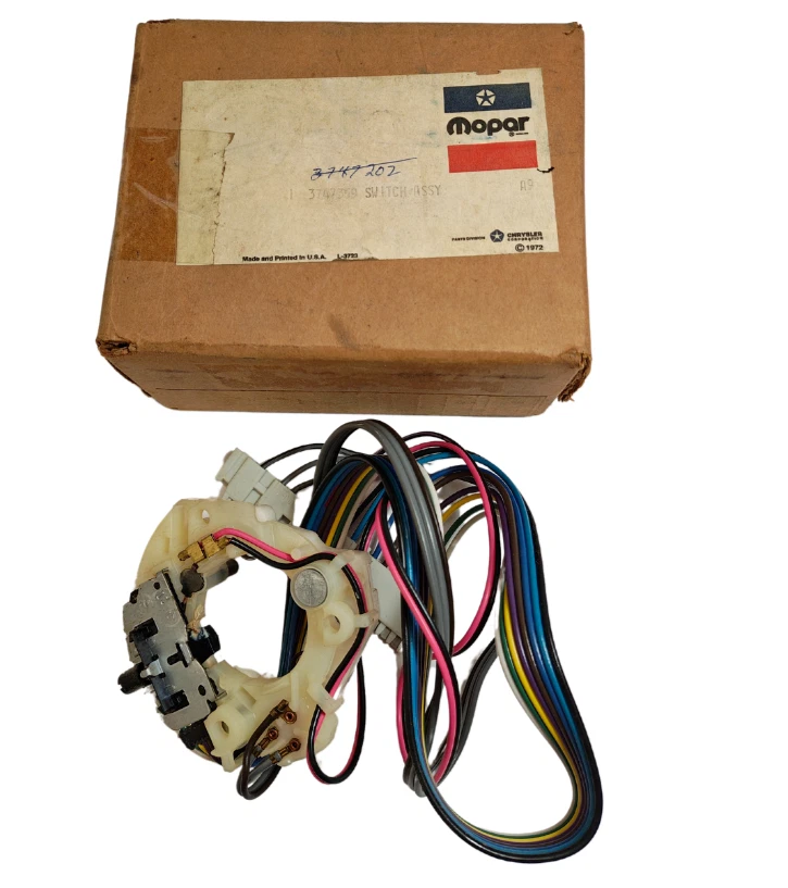 1977-1978 Dodge Chrysler поворотник переключатель наклон поворота 3747359 новый из старых запасов. - Изображение 2 из 4