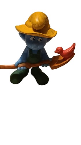 2011 Peyo McDonald's 3 1/2" Farmer Smurf Action Figure | eBay