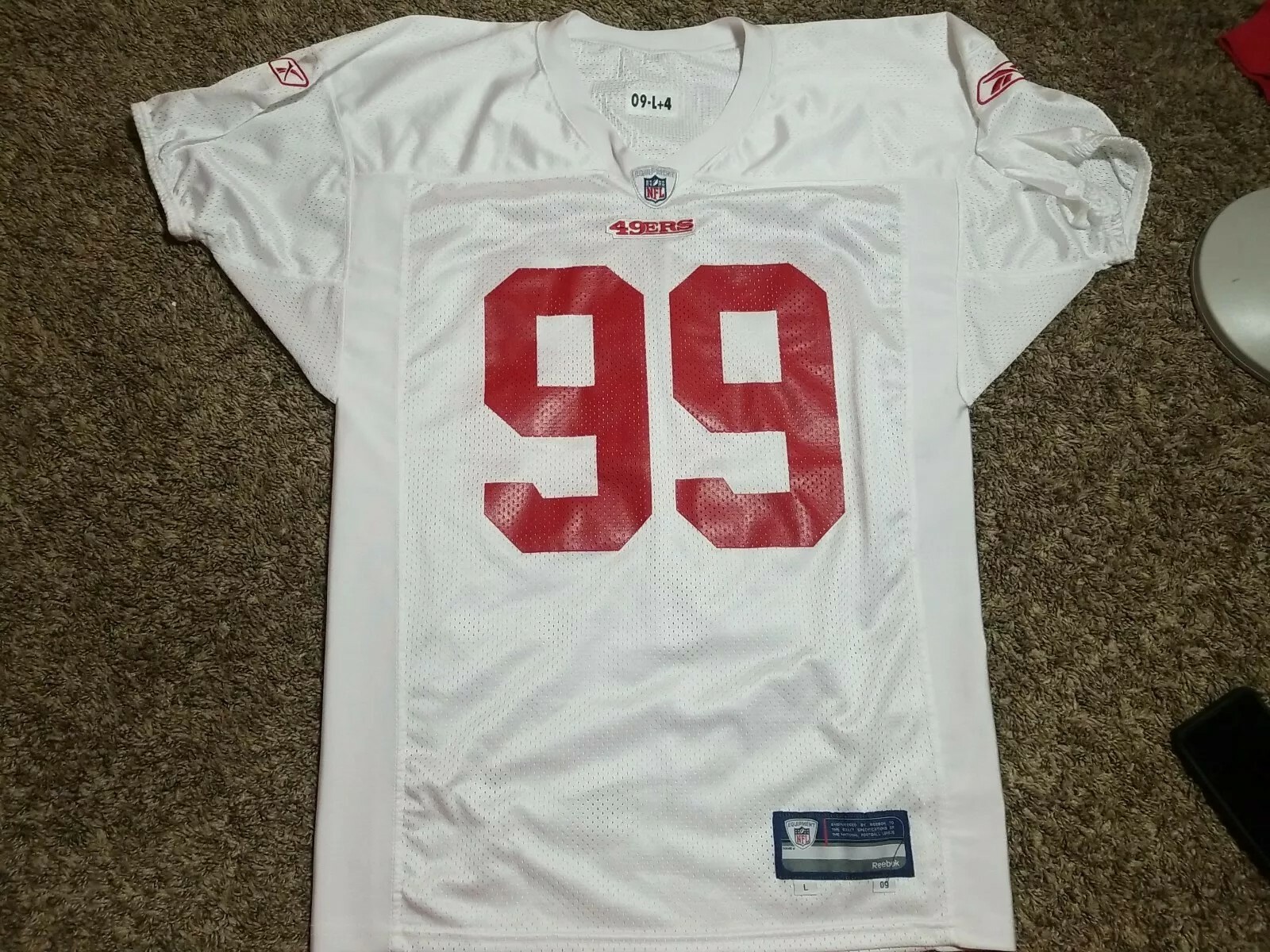 49ers practice jersey